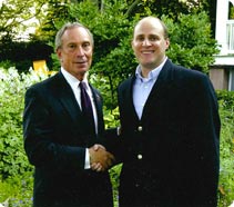 Mayor Bloomberg with Bruce Brodoff